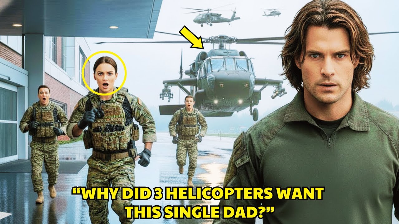 Single Dad Janitor Lost His Job on His Last Shift—Then 3 Helicopters Landed Screaming “We Need You!”