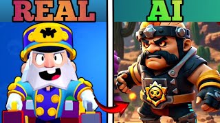Real Brawlers Images Vs Ai Generated Images...