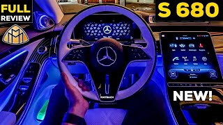 2022 MERCEDES MAYBACH S Class NEW S680 EXCLUSIVE VIP NIGHT DRIVE AMBIENT FULL In-Depth Review MBUX