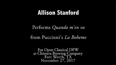 Puccini's "La bohme" by Allison Stanford