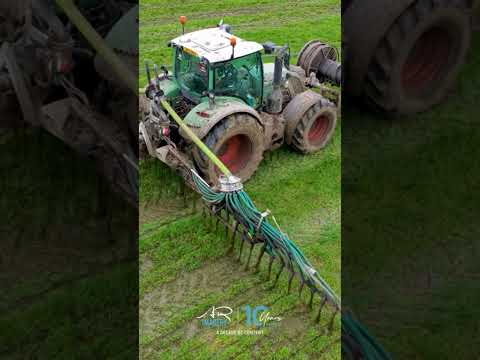 slurry spreading with the 724 Fendt #farming #agriculture #arimagery