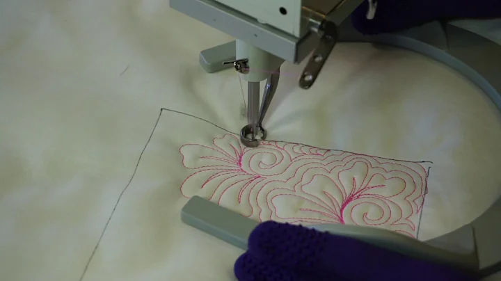 Free Motion Swirling Flowers