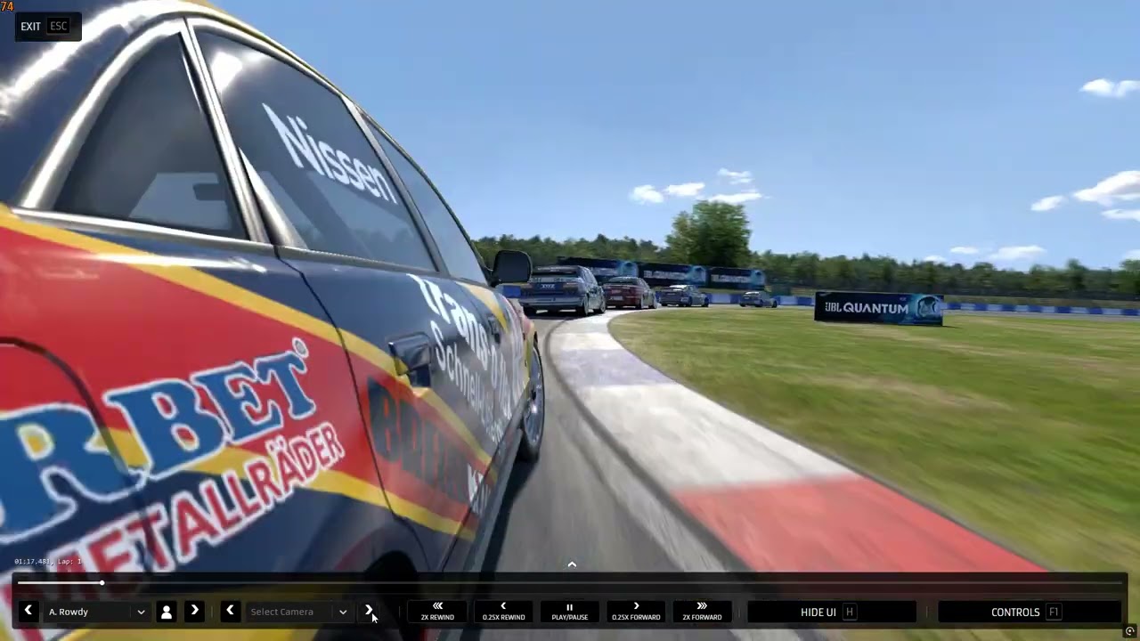 Silverstone Classic Volvo 850 First Lap Raceroom Racing Experience 2025 12 21