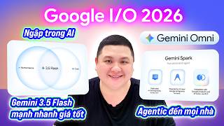 Google I/O 2026: Gemini Omni, Gemini 3.5 Flash, agent cá nhân và 1000 thứ AI mới