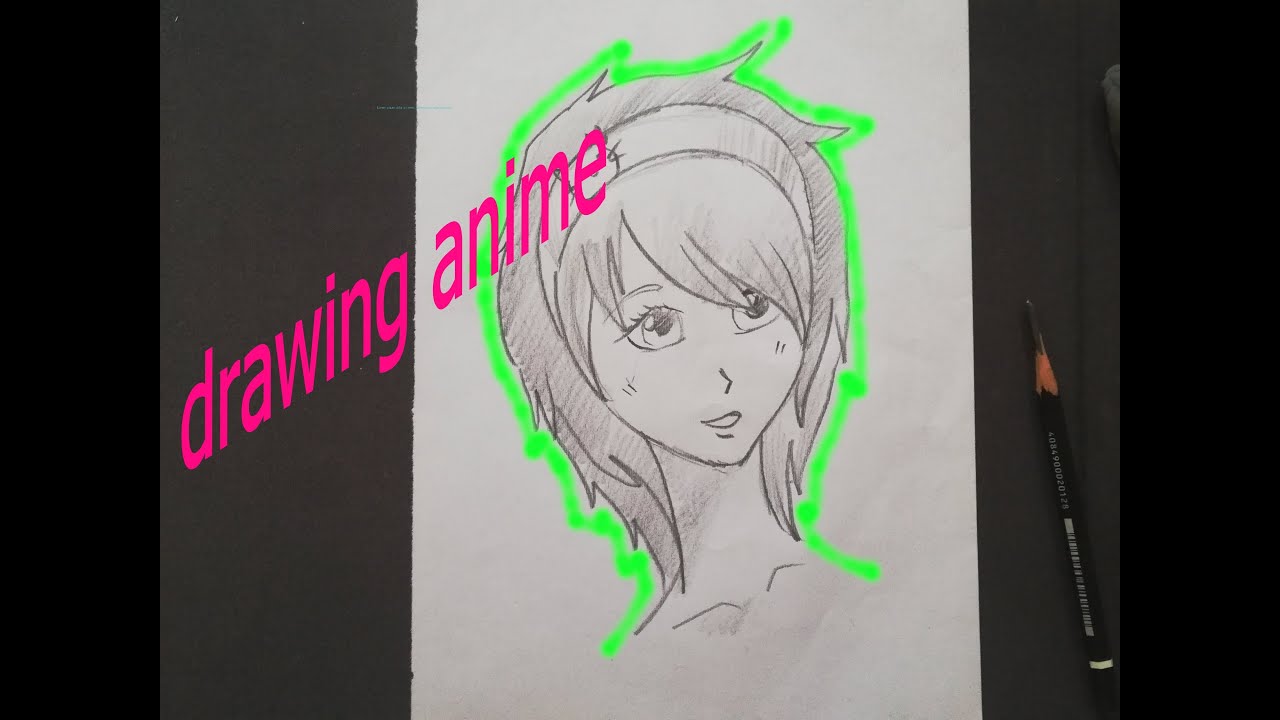 How to draw a cute anime girl step by step - YouTube