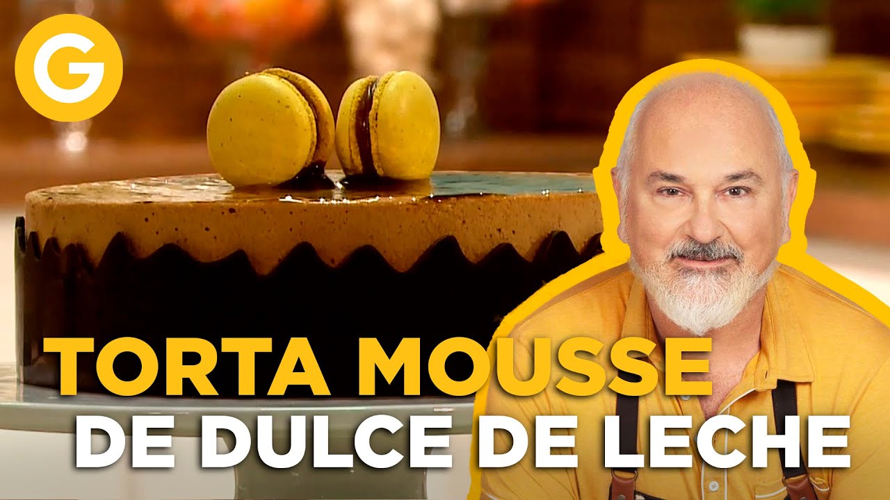 TORTA MOUSE de DULCE DE LECHE 👉🏻 Super SUAVE y DELICIOSO POSTRE por Osvaldo Gross | El Gourmet
