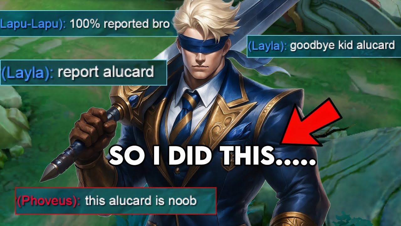 WHEN GLOBAL ALUCARD PRETEND KID IN RANKED GAME💀 - Mobile Legends