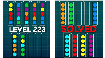 Ball Sort Puzzle Level 223 - Complete