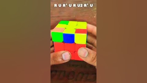 how to match edges in 3rd layer #shorts #cube #viral