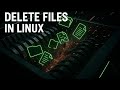 How to delete files or directories in Linux with the rm command
