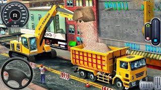 City Construction Sand Games - Real Truck Driving Game 3D - Android GamePlay screenshot 4