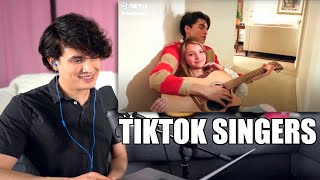 Vocal Coach Reacts to The most Beautiful Voices on Tiktok  Tik Tok Singing Compilation