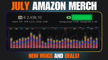 Amazon Merch Mug Update & Our Amazon Earnings for July 2025