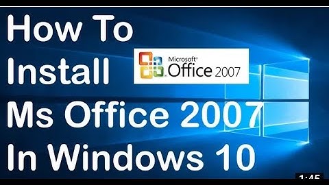 "Step-by-Step Guide: How to Install MS Office 2007 on Your PC"