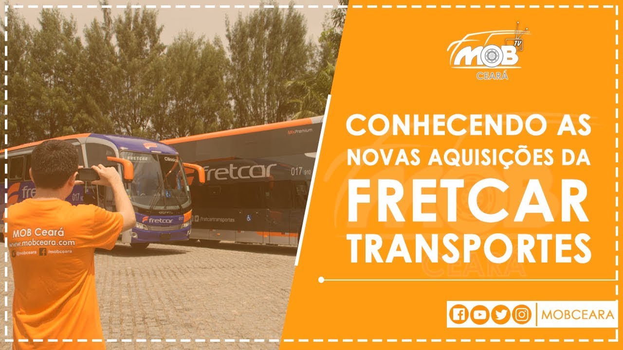 FRETCAR: BUSÓLOGOS DO MOB CEARÁ CONHECEM DE PERTO NOVOS ÔNIBUS