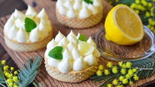 ТАРТ с лимонным курдом и заварным кремом ☆ Lemon tart