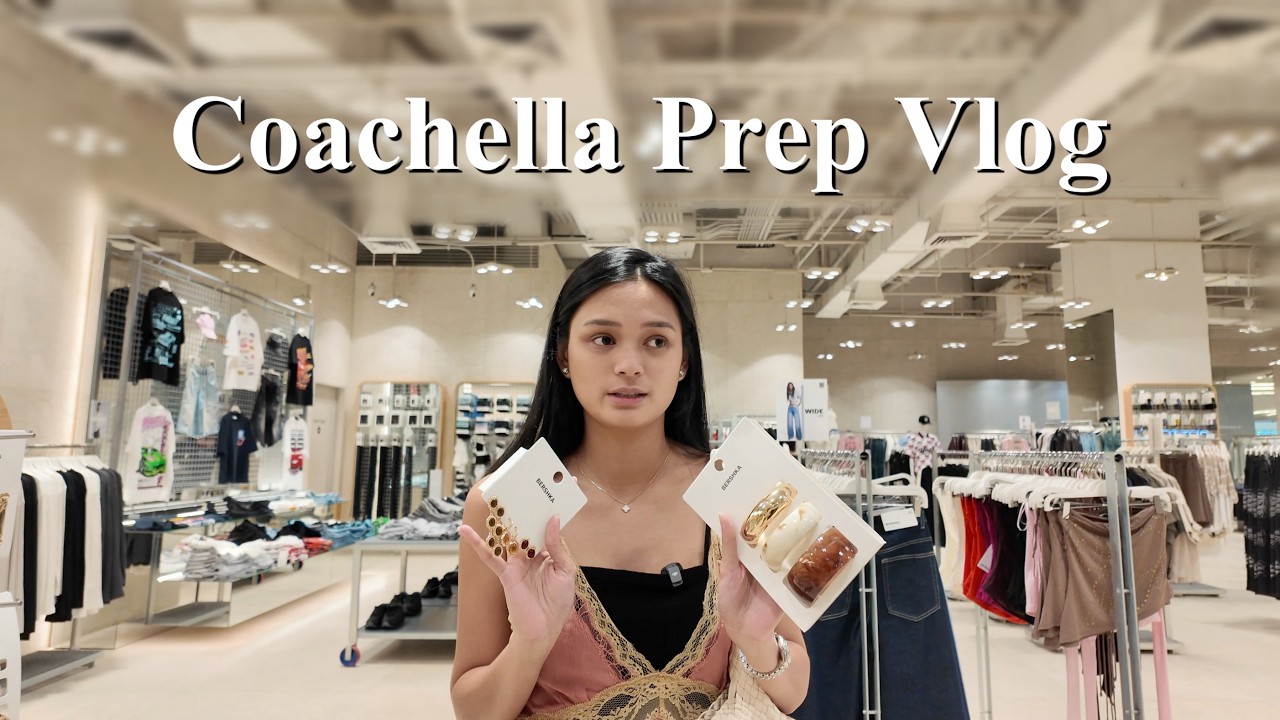 COACHELLA VLOG | last minute preparation and packing! 