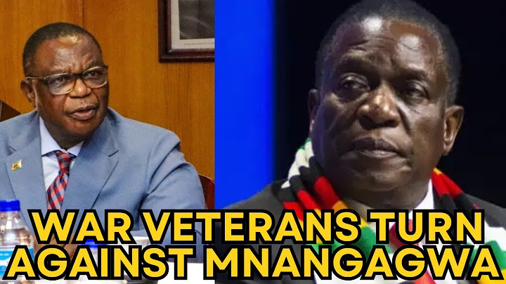 War Veterans Turn Against Mnangagwa – Chiwenga Backed to Take Over Zimbabwe!