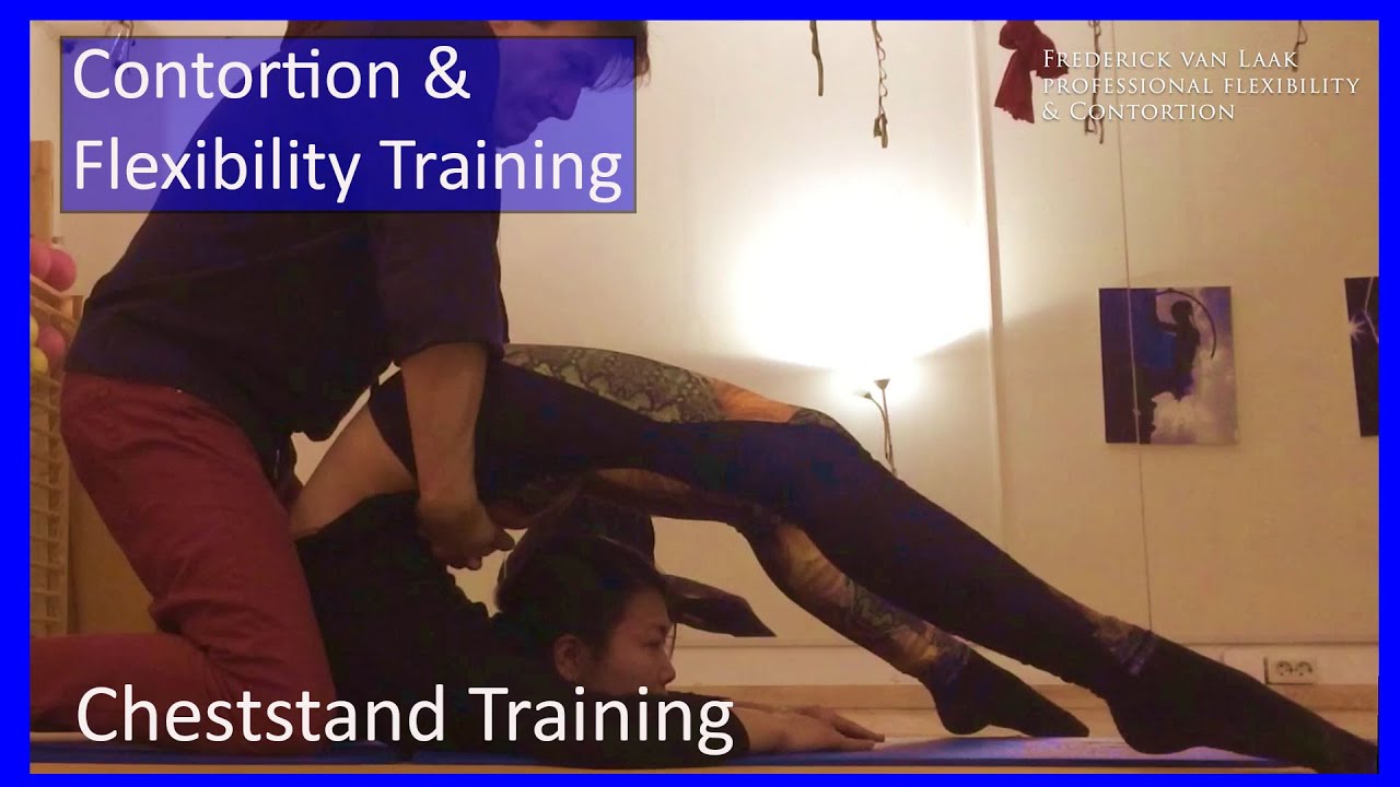 38 Frederick van Laak Contortion: Cheststand Training  - Also for Yoga, Pole, Ballet, Dance People