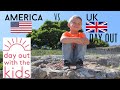 DAY OUT IN THE UK (CASTLE ACRE) UK VS AMERICAN DAY OUT!!!