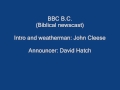 Bbc bc biblical newscast  with john cleese  cambridge circus 1963