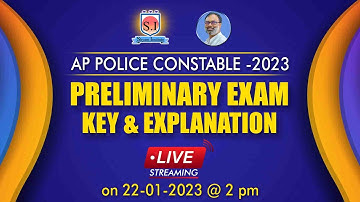 AP Police Constable Prelims Exam Explanation | Key |  #shyaminstitute