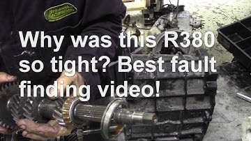 Why was this R380 so tight? Best fault finding video!