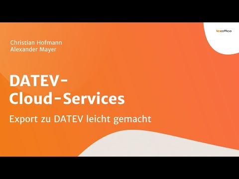 lexpresso 2021: Mit den DATEV Cloud Services Daten ohne Medienbruch übernehmen.