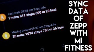 Amazfit Zepp और Xiaomi Mi Fitness ऐप के बीच डेटा सिंक करें screenshot 3