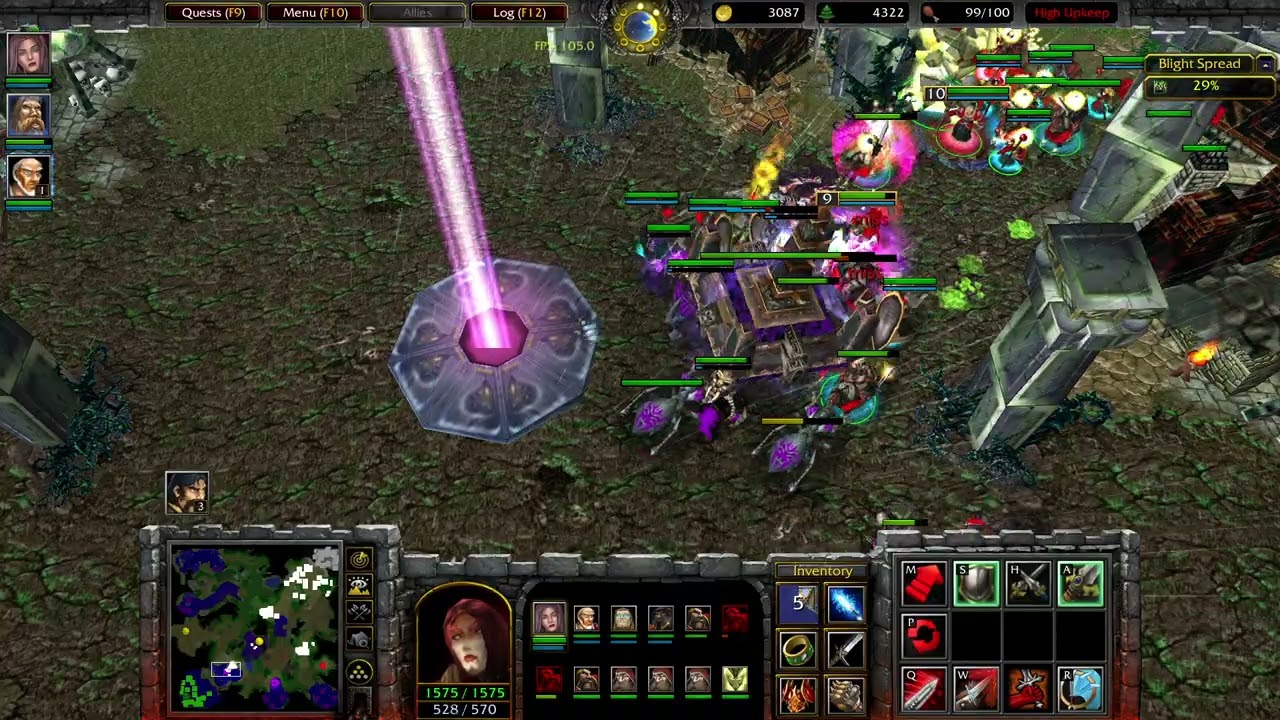 Warcraft 3 Custom Campaign - The Path of Valour - The Blight Arrives - Chapter 9 2/2