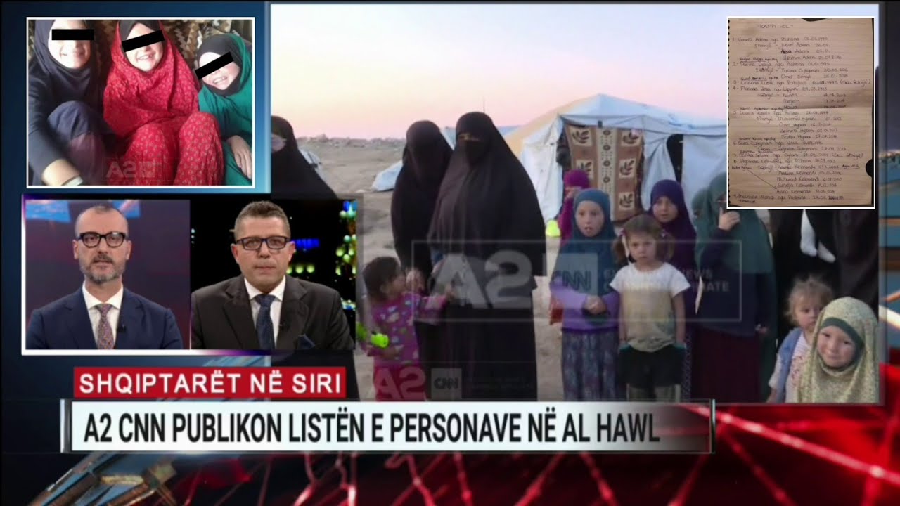 Shqiptarët në Siri, A2 publikon listën e personave në Al Hawl