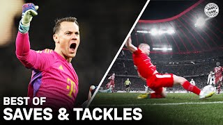 Incredible defensive skills! 🤯 | Best Saves & Tackles of 2023