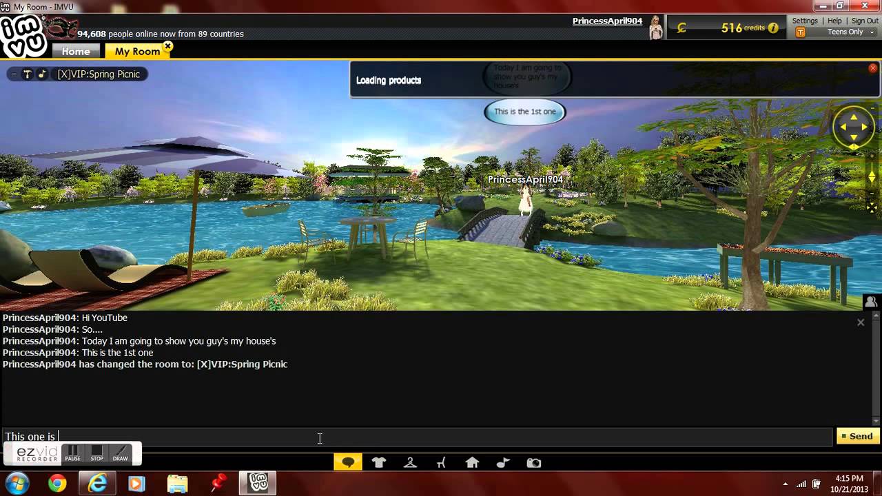 My IMVU House's YouTube