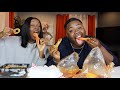 Seafood Boil Mukbang with my sister