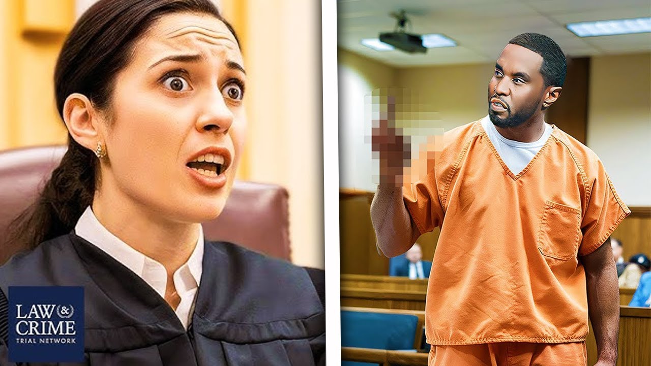 Judge Loses Temper as Diddy Flips Her Off in Court! - YouTube