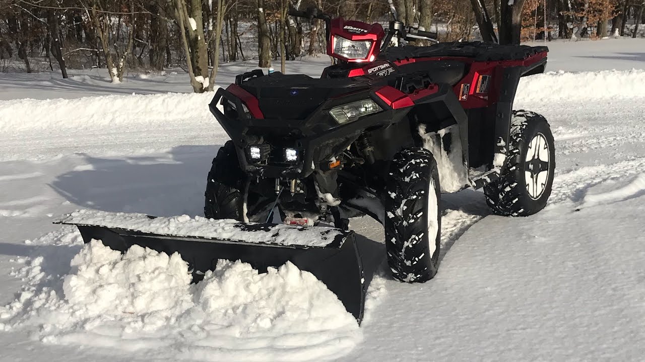 Polaris Snow Plow Quad at Eva Ford blog