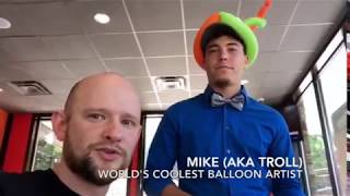 Mentalist Erik Dobell meets Balloon Artist Troll in Gatlinburg, TN | Impossibilities!