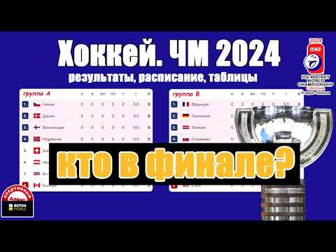 Чм По Хоккею 2024. Канада Мимо. Кто Сыграет В Финале Расписание Всех Пар.