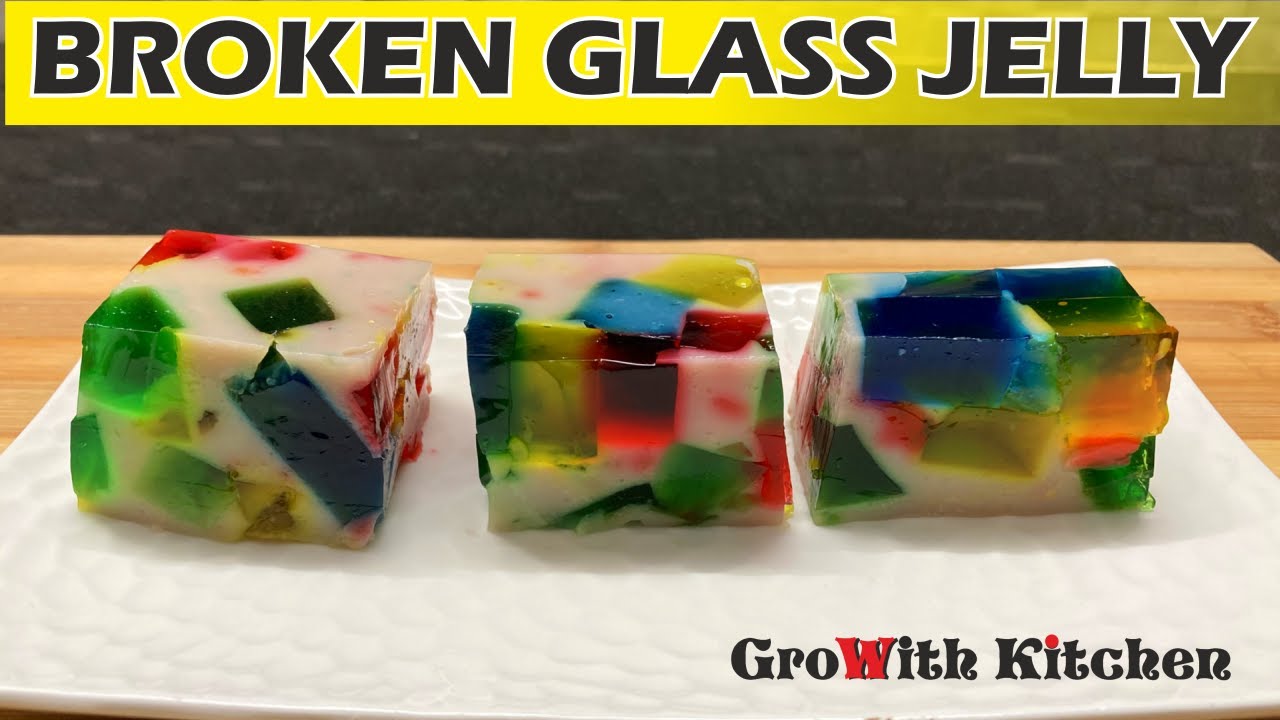 Broken Glass Jelly Pudding Quick and Easy Dessert Recipe Pudding