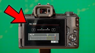 Canon M50 - Best Audio Quality Settings For Video (M50 Mark I and Mark II)