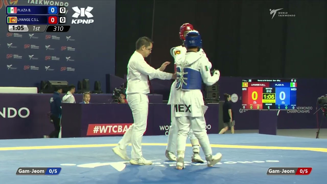 310 R64 Men  58kg MEX PLAZA B  SRI LIYANGE C S L