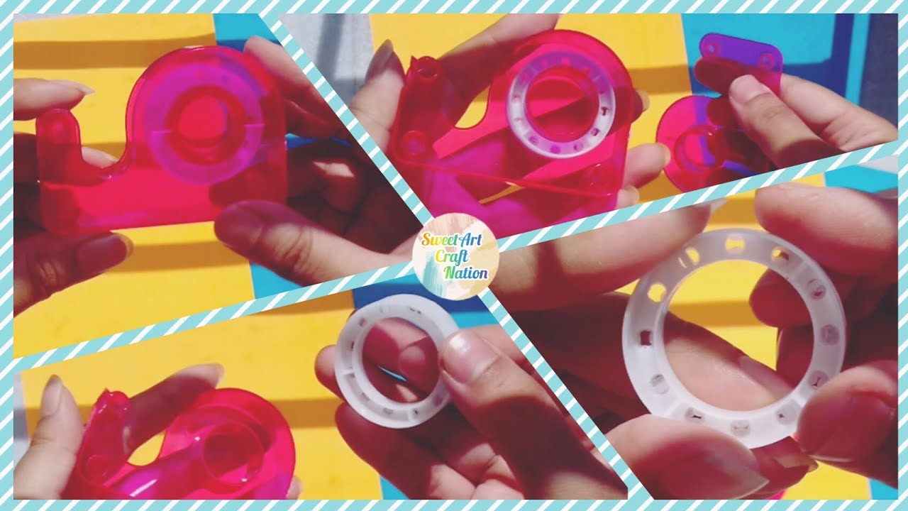 How To Reuse An Empty Tape Dispenser - Using Only 2 Things - 