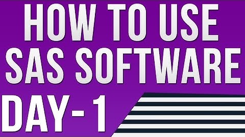 SAS Online Training | Introduction to SAS Software| How to use SAS