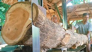 genius technique turns bent wood into nice 7×14 blocks