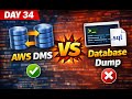 Day 34 | AWS DMS &amp; Database Dump Explained | Database Migration Basics | in Hindi 🚀