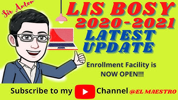 How to Enroll Learners in LIS BOSY 2020-2021 With Clear Explanation