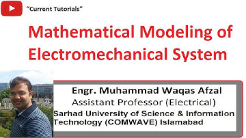 Modeling of Electromechanical System | Armature Controlled & Field Controlled D.C Motor