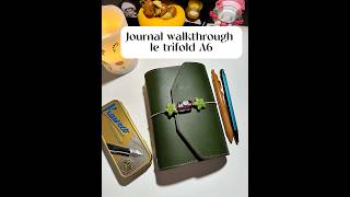 Flip-thru of my A6 le trifold | Paper Republic