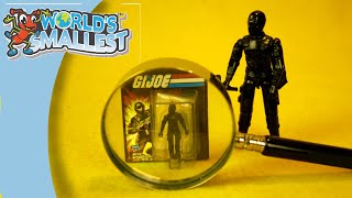 World's Smallest Gi Joe Snake Eyes Micro Action Figure Super Impulse for sale online