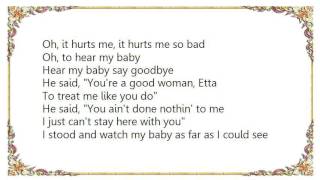 Etta James - Walking The Back Streets Lyrics